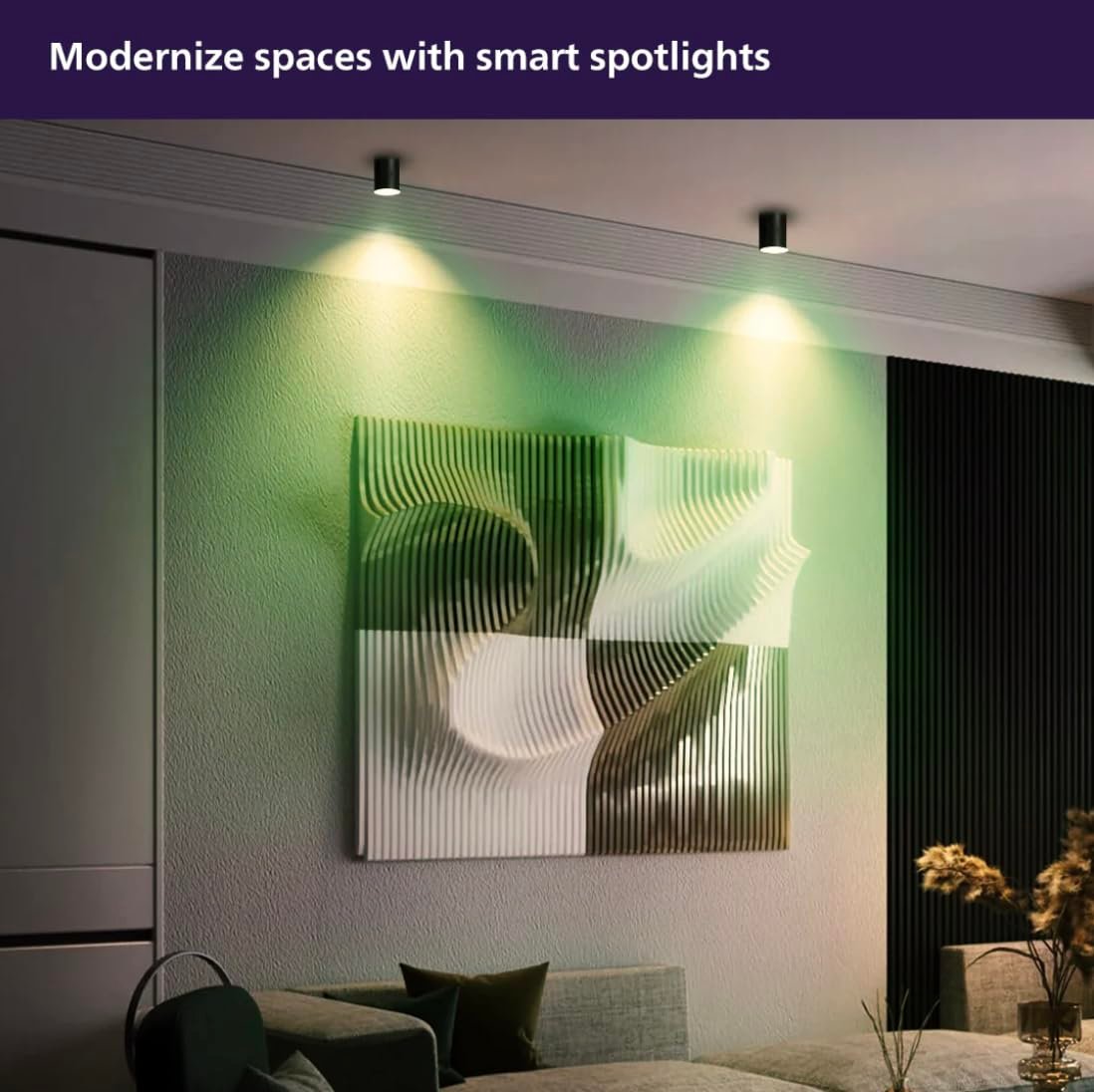 10W Philips Wi-Fi Color LED Surface COB - Image 4