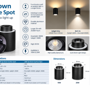 Philips Up-Down Surface Spot
