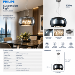 30899 PHILIPS Pendant Chandelier E27