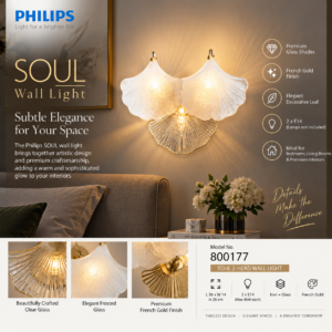 800177 Philips SOUL wall light E14*2