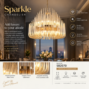 800169 Philips SPARKLE chandelier E14*18