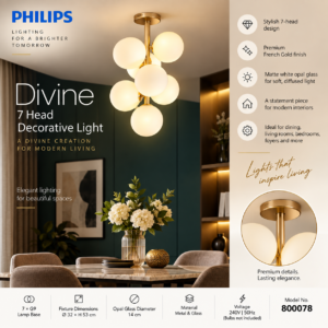 800078 Philips DIVINE 7H French Gold G9