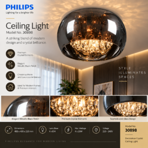 30898 PHILIPS Ceiling Chandelier E27