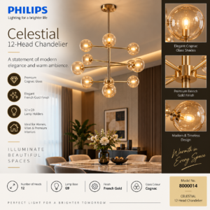 800014 Philips CELESTIAL 12H FG+CognacG9