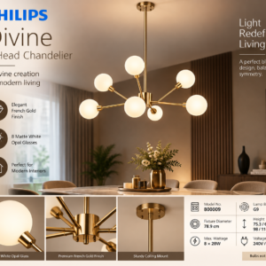 800009 Philips DIVINE 8H French Gold G9