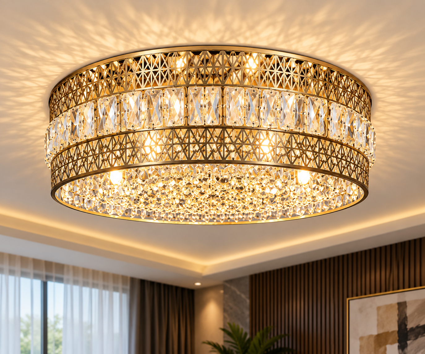 800069 Philips CORONA Ceiling Gold 7H G9 - Image 4