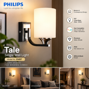 800228 PHILIPS Tale Wall Light 1H v2