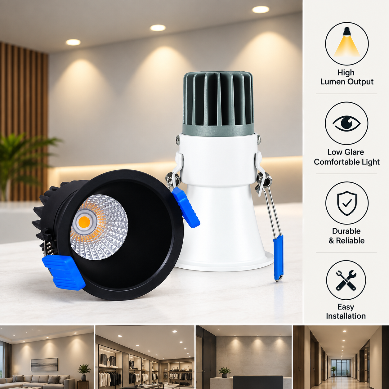 Philips Deep Recessed Thin Trim