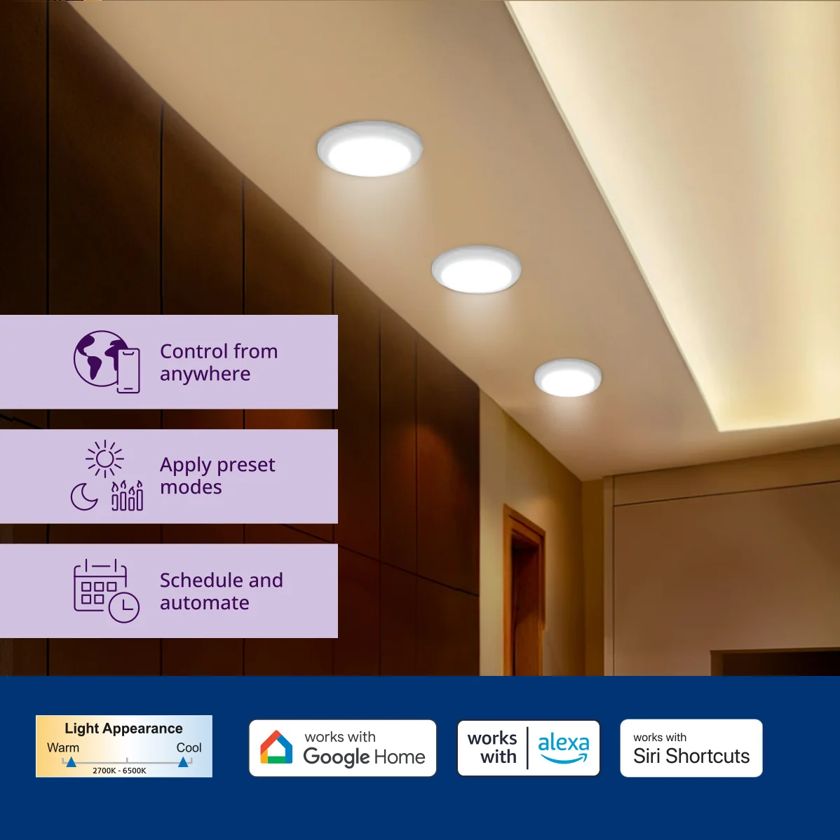 Philips Twin Glow Smart Wi-Fi LED Downlight - Image 9