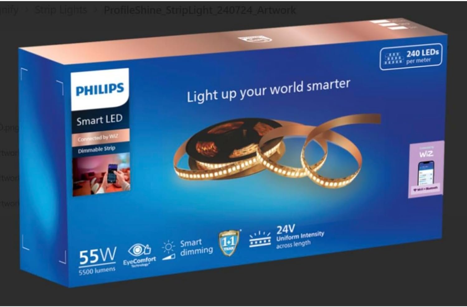 Philips Wi-Fi Dim 240Led Strip