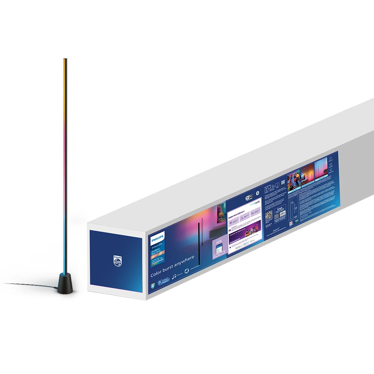 Philips Wi-Fi Gradient Floor Lamp, RGBIC - Image 2