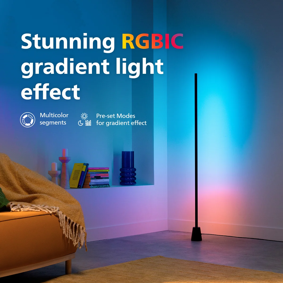 Philips Wi-Fi Gradient Floor Lamp, RGBIC - Image 4