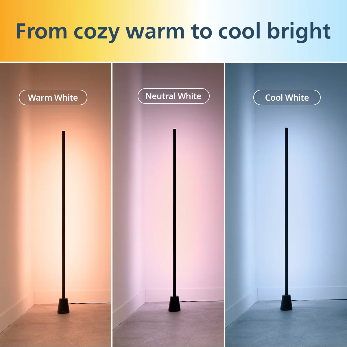 Philips Wi-Fi Gradient Floor Lamp, RGBIC - Image 5