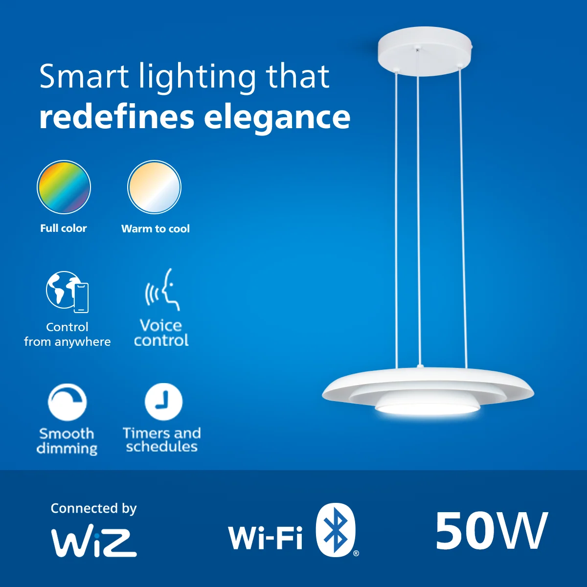 Philips WiZ EMBRACE Dia 400mm 40W TW RGB - Image 2