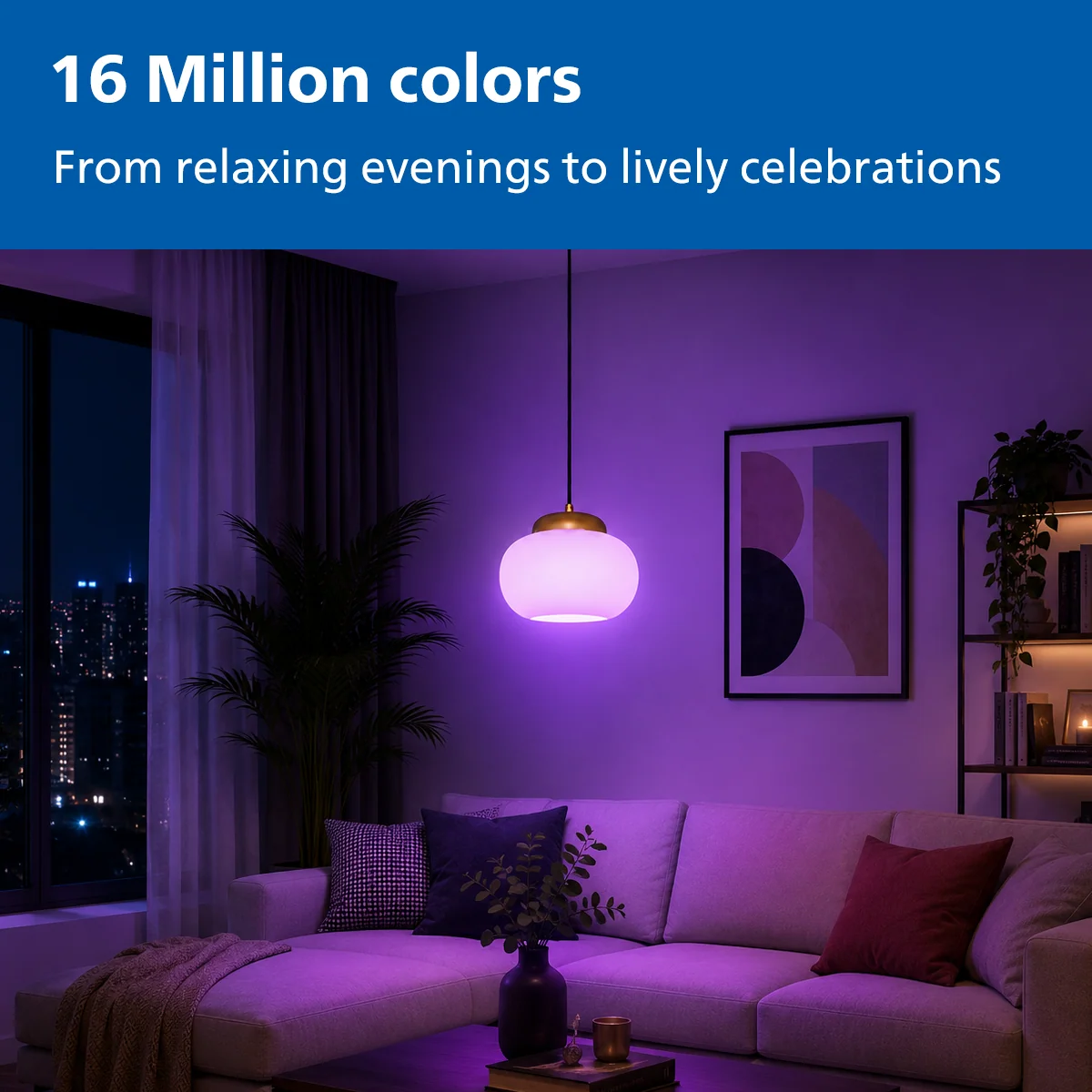 Philips WiZ PEARL Dia 220mm 13W TW RGB - Image 4