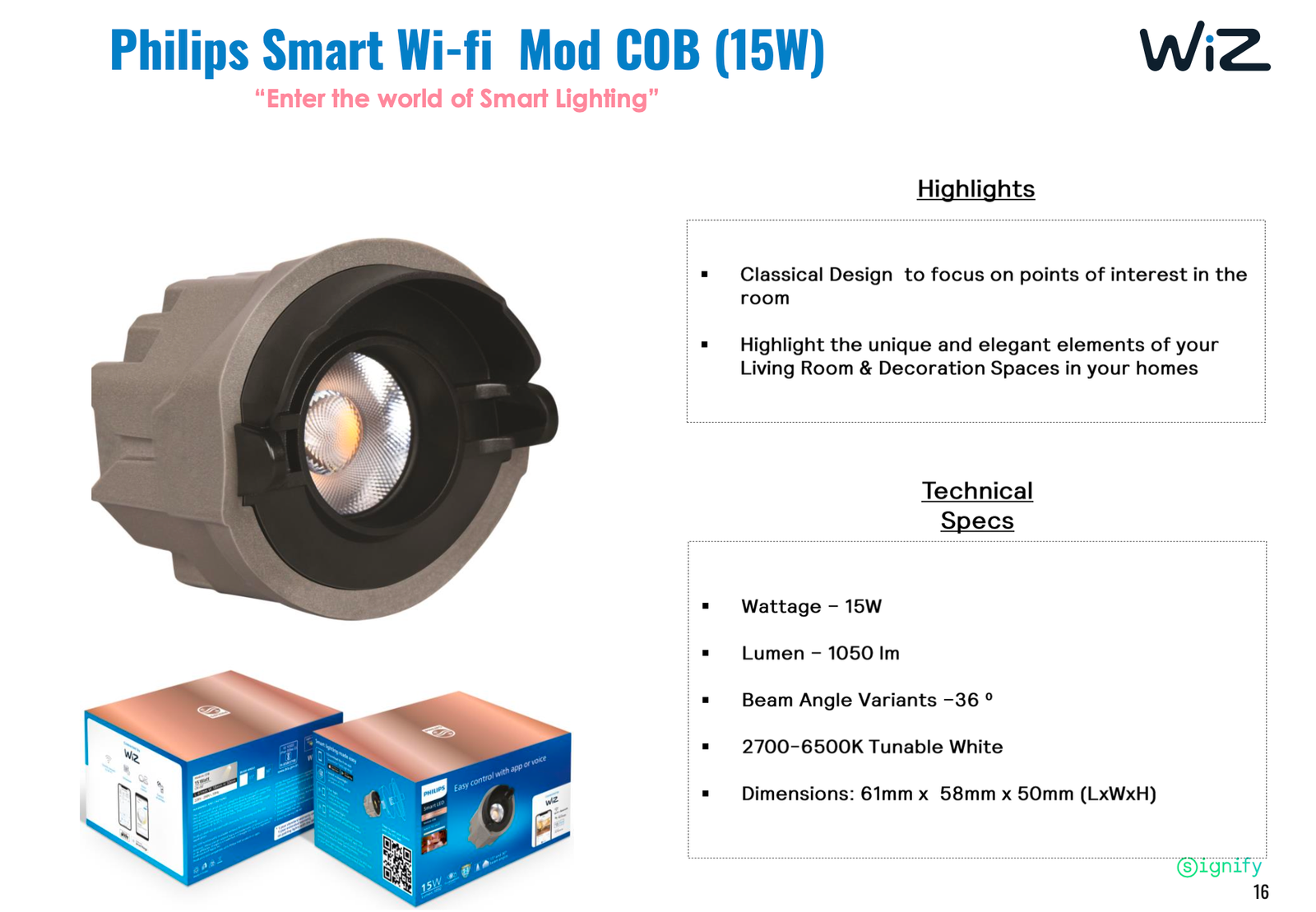 Philips Wiz Modcob Led - Image 2