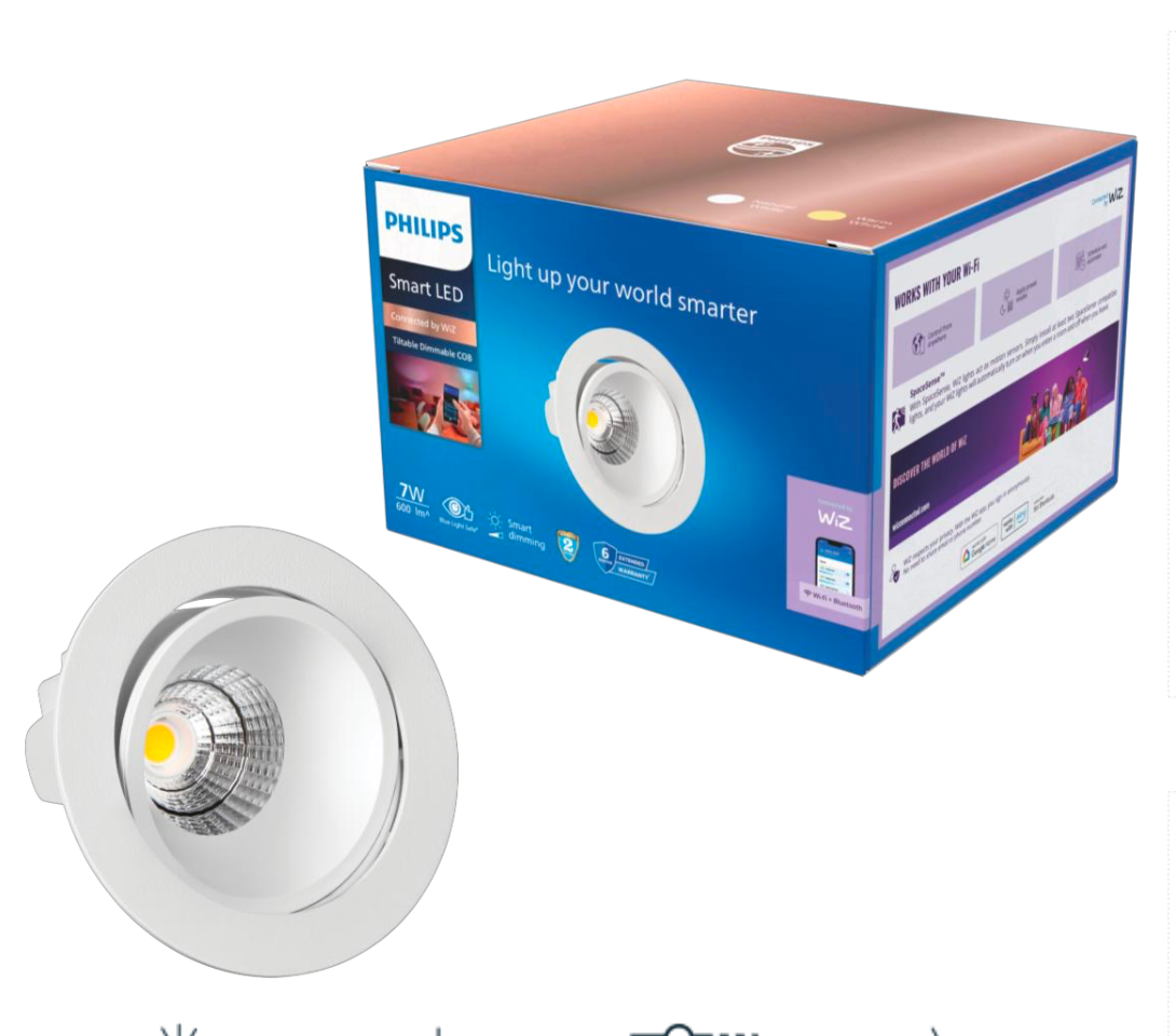 Philips Wi-Fi Dim Tilt LED COB