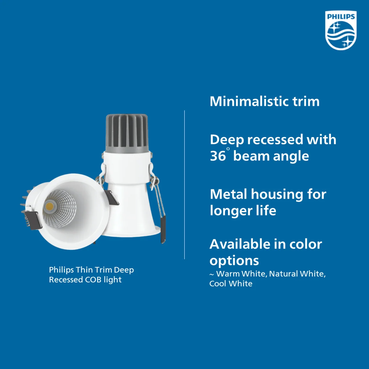 Philips Deep Recessed Thin Trim - Image 3