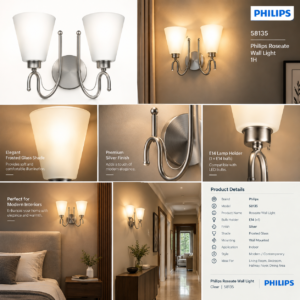 34304 PHILIPS Trendo Wall Light 2H