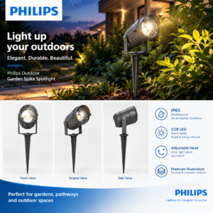 31385 PHILIPS 7W Garden Spike