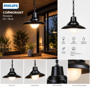 800086 Philips CORMORANT Pendant E27