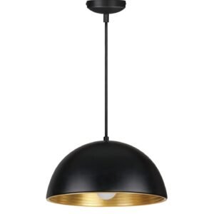 582021 PHILIPS Hemis MattBlack+Gold E27
