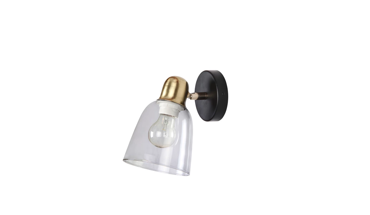 582087 Philips Nero Wall LightSmokyBlack