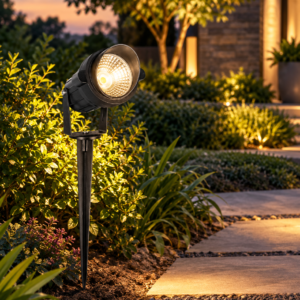 800138 7W Philips Black Garden Spike WW