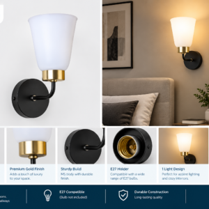 800131 Philips TRUMPET Blk&Brass wall