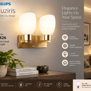 31426 PHILIPS Muziris Wall Light 2H