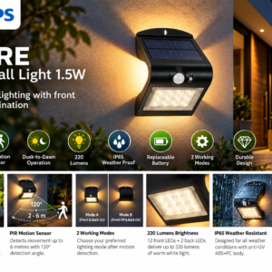 FLARE solar wall light 1.5W