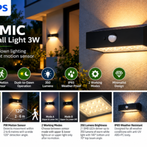 Philips SunStead COSMIC Wall Light 3W