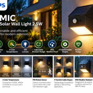 Philips SunStead COSMIC ModularWall 2.5W solar