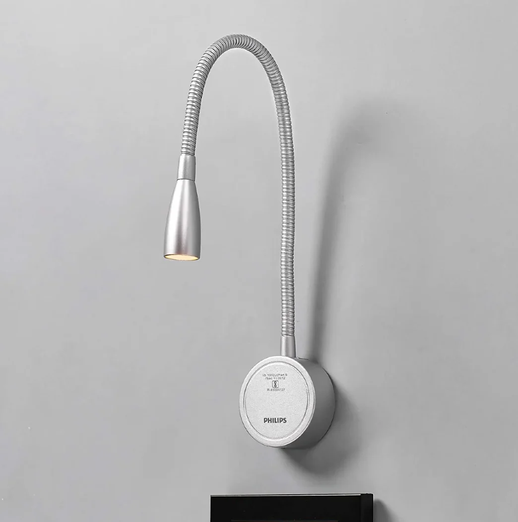 30975 PHILIPS Grey Bedside Light 2W WW - Image 3