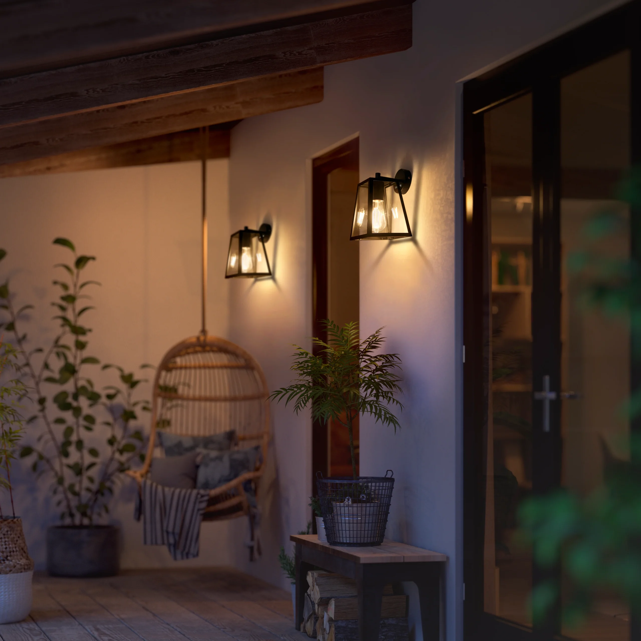 800048 Philips SERENE Clear WallLightE27 - Image 3