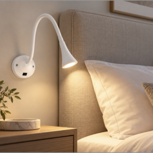48042 PHILIPS White Bedside Light 3W WW