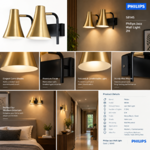 58145 PHILIPS Jazz Wall Light 2H