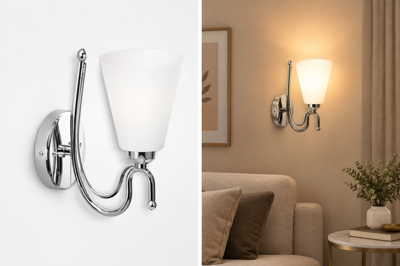 34303 PHILIPS Grace Wall Light 1H