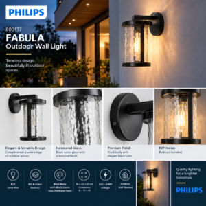 800137 Philips FABULA outdoor wall E27